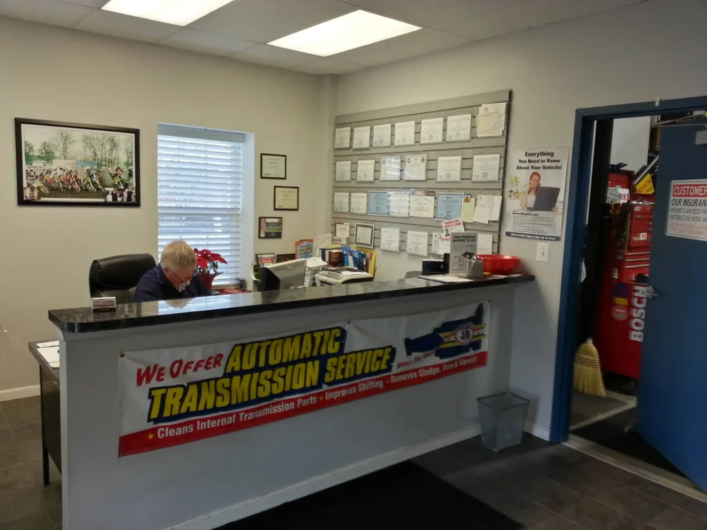View of the office at CCARS Auto Repair in Purcellville, VA.